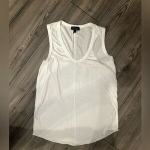 Topshop Classic White Tank Top